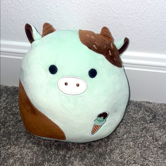 Squishmallows 8" Cookie the Pink Flamingo with yellow flower KellyToy Plush Toy - Picture 6 of 10